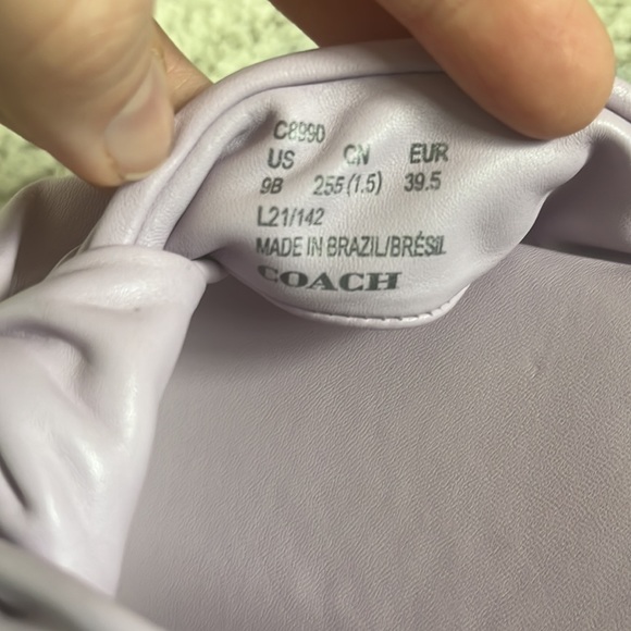 Coach Brooklyn Sandal. Lavender. NEW w/o tags. Size 9 - Picture 7 of 9